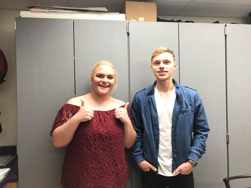 One set of the twins in the class of 2017 are Josie and Jackson Jones, who will be attending different colleges.