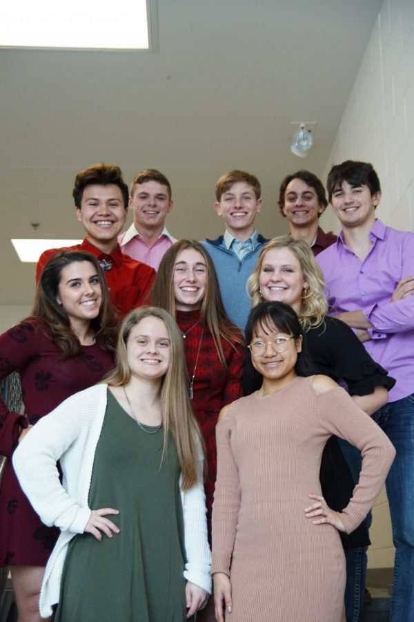 Piper High School's 2020 Courtwarming candidates. 