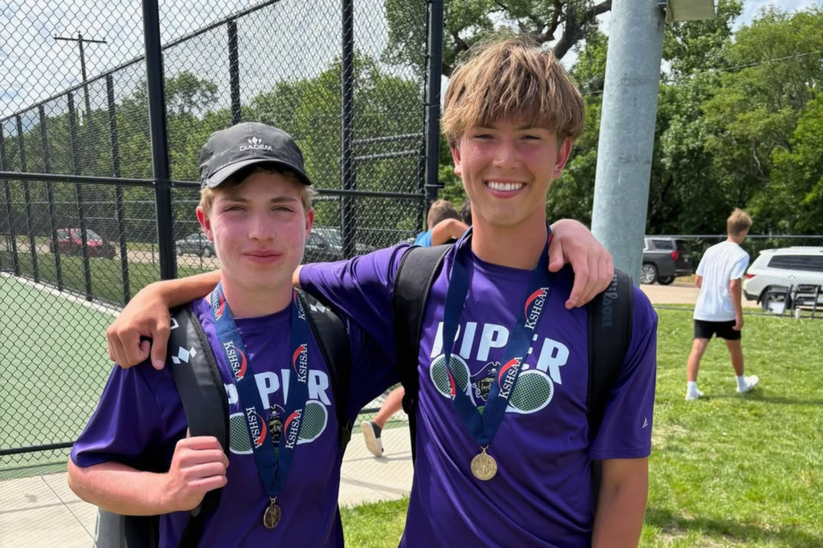 Piper Boys Tennis Vogel/Greenamyre Place 7th at STATE